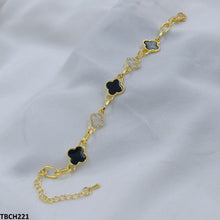 TBCH221 ZXS Clover Beads Bracelet Openable - CBCH