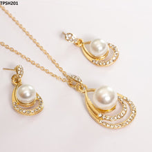 TPSH201 LHY Pear Pearl Pendent Set - TPSH