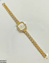 WHL00677 ZWA Square Stone Dial Women's Watch - WHL