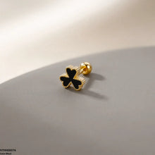 NTHH00076 XAS Clover Flower Stainless Steel Nose Pin - NTHH