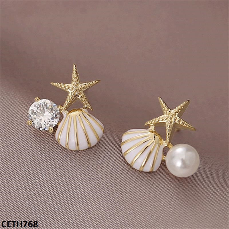 CETH768 BTO Star  Stud Tops Pair - CETH