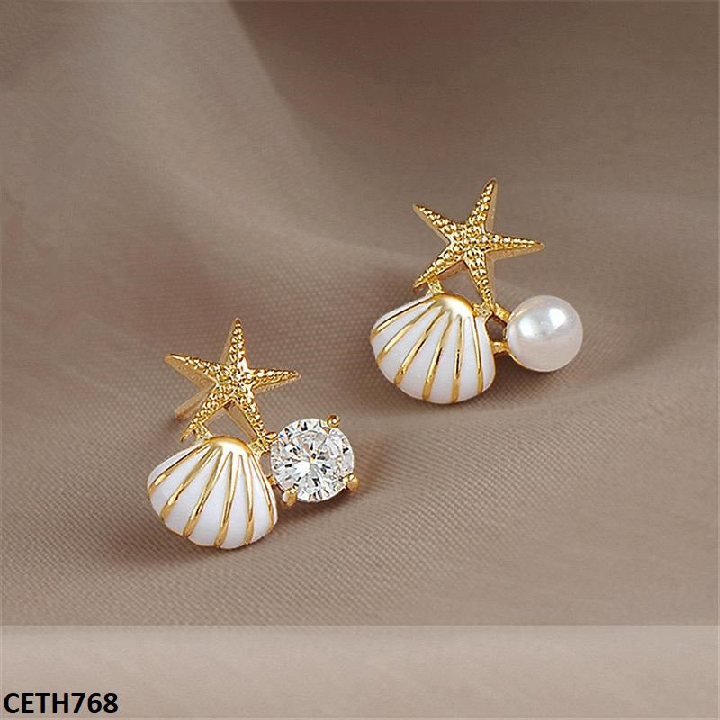 CETH768 BTO Star  Stud Tops Pair - CETH