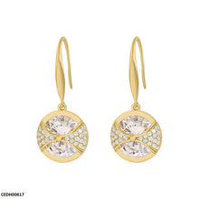 CEDH00617 XST Curved Round Stone Drop - CEDH