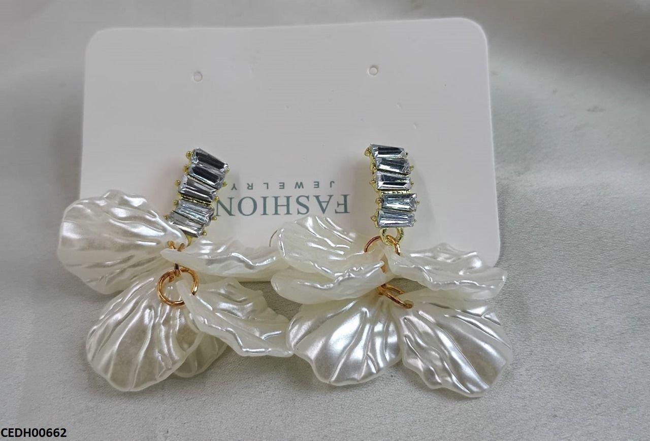 CEDH00662 LSH Iridescent Petal Dangle Earrings - CEDH