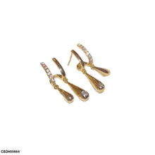 CEDH00664 YYZ Double Stick Drop Earrings - CEDH