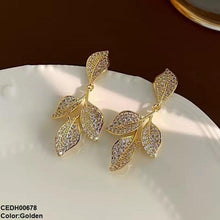 CEDH00678 LSH Leaf Drop Earrings - CEDH