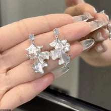 CEDH00688 YHC Double Leaf Drop Earrings - CEDH