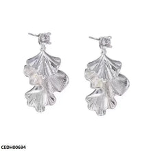 CEDH00694 BTO Double Leaf Drop Earrings - CEDH