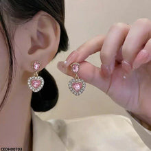 CEDH00703 LSH Tear Heart Drop Earrings - CEDH