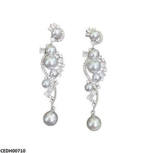 CEDH00710 LSH Round Pearl Drop Earrings - CEDH