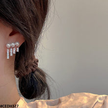 CEDH327 ZCD Pearl Ear Drops Earrings Pair - CEDH