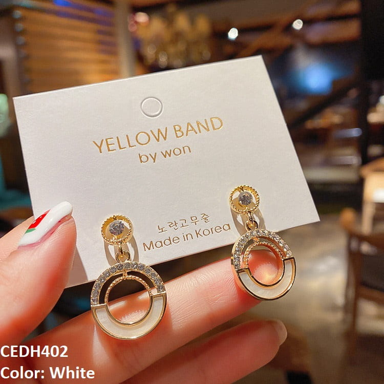 CEDH402 YHC Wheel Drop Earrings Pair - CEDH