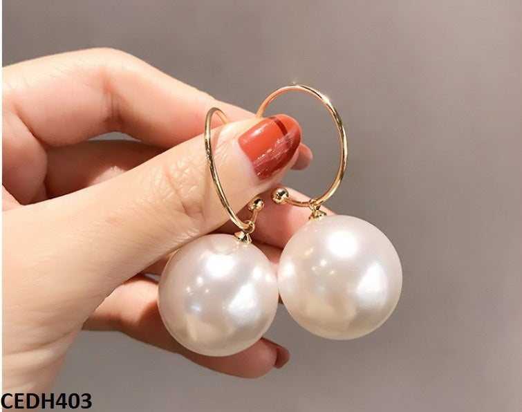 CEDH403 YHC Pearl Drop Earrings Pair - CEDH