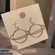 CEDH404 YHC Star Galaxy Drop Earrings Pair - CEDH