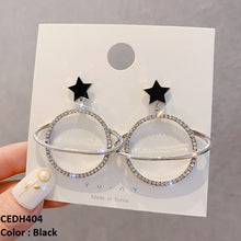 CEDH404 YHC Star Galaxy Drop Earrings Pair - CEDH