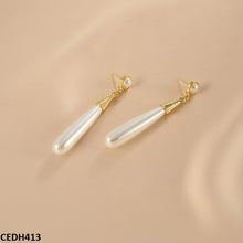 CEDH413 YHC Beads Pearl Drop Earrings Pair - CEDH