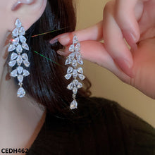 CEDH462 SIQ Tear Drop Earrings Pair - CEDH