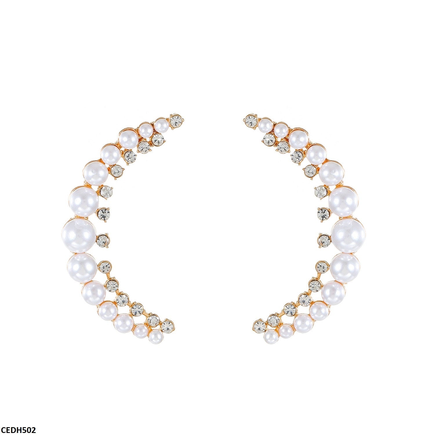 CEDH502 QWN Pearl Row Tops Pair - CEDH