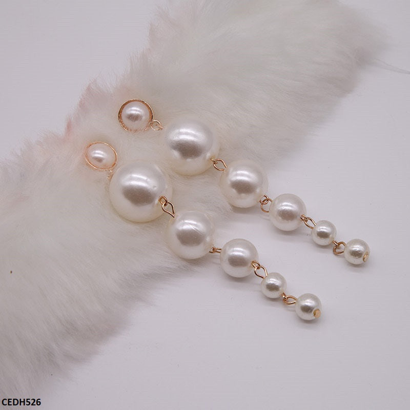 CEDH526 JMN Pearl Drop Earrings  - CEDH