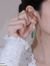CEDH579 ZCD Tear/Chain Drop Earrings  - CEDH