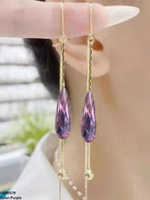 CEDH579 ZCD Tear/Chain Drop Earrings  - CEDH