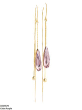 CEDH579 ZCD Tear/Chain Drop Earrings  - CEDH