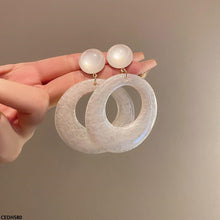 CEDH580 ZCD Round Drop Earrings  - CEDH