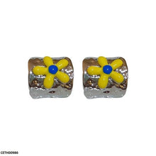 CETH00986 YHC Painted Flower Tops Pair - CETH