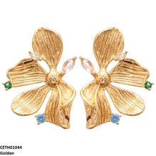 CETH01044 LSH Stylized Flower Tops Pair - CETH