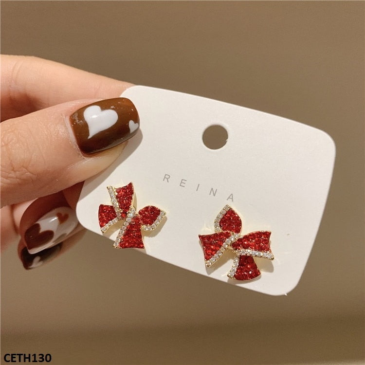 CETH130 YQG Tai Stud Ear Tops Pair - CETH