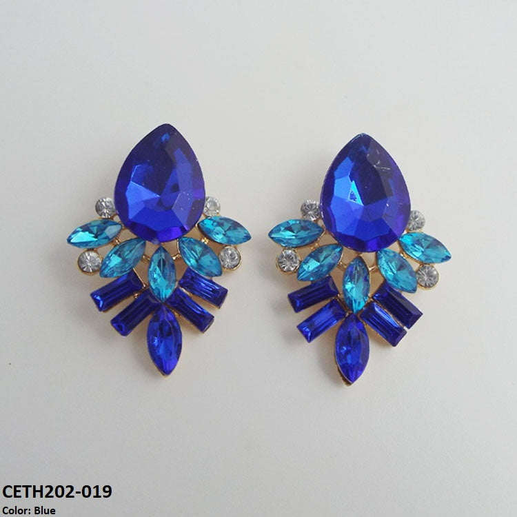 CETH202 LQP Pear Stud Tops Pair - CETH