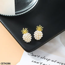CETH286 YYZ Pearl Pineapple Stud Tops Pair - CETH