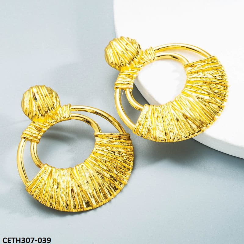 CETH307 LYB Oval Dangles Tops Pair - CETH