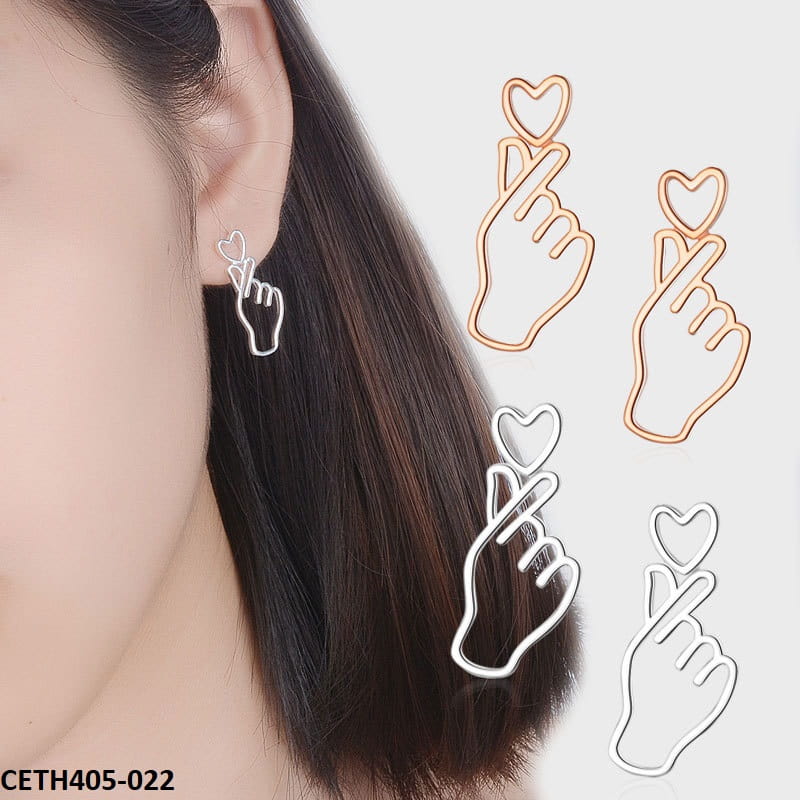 CETH405 HNJ Hand Heart Tops Pair - CETH