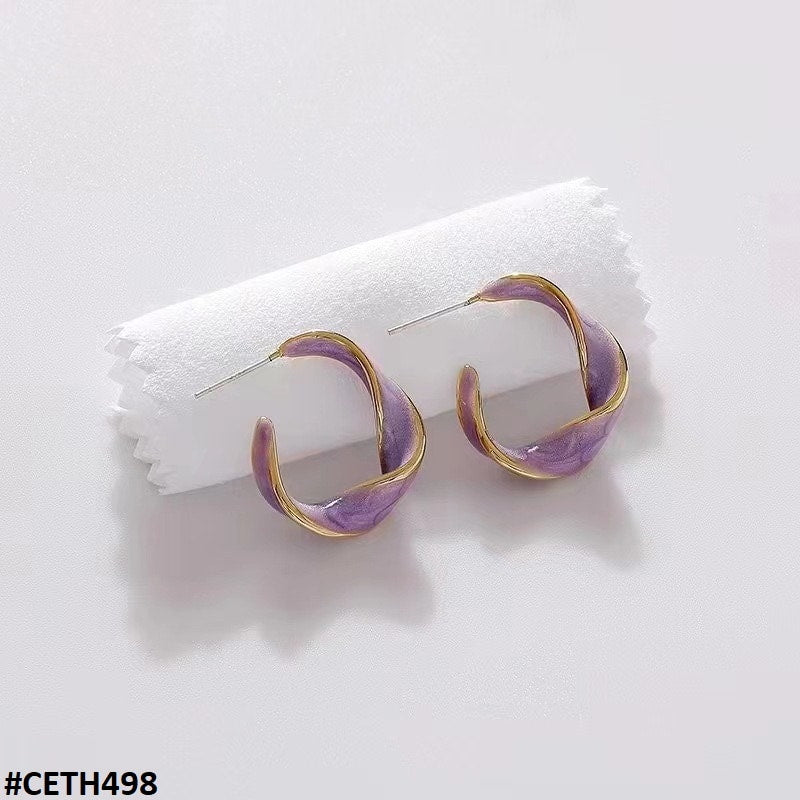 CETH498 BTO Round   Stud Tops Pair - CETH