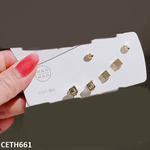 CETH661 YYZ 3 Stud  Pair Of Tops - CETH