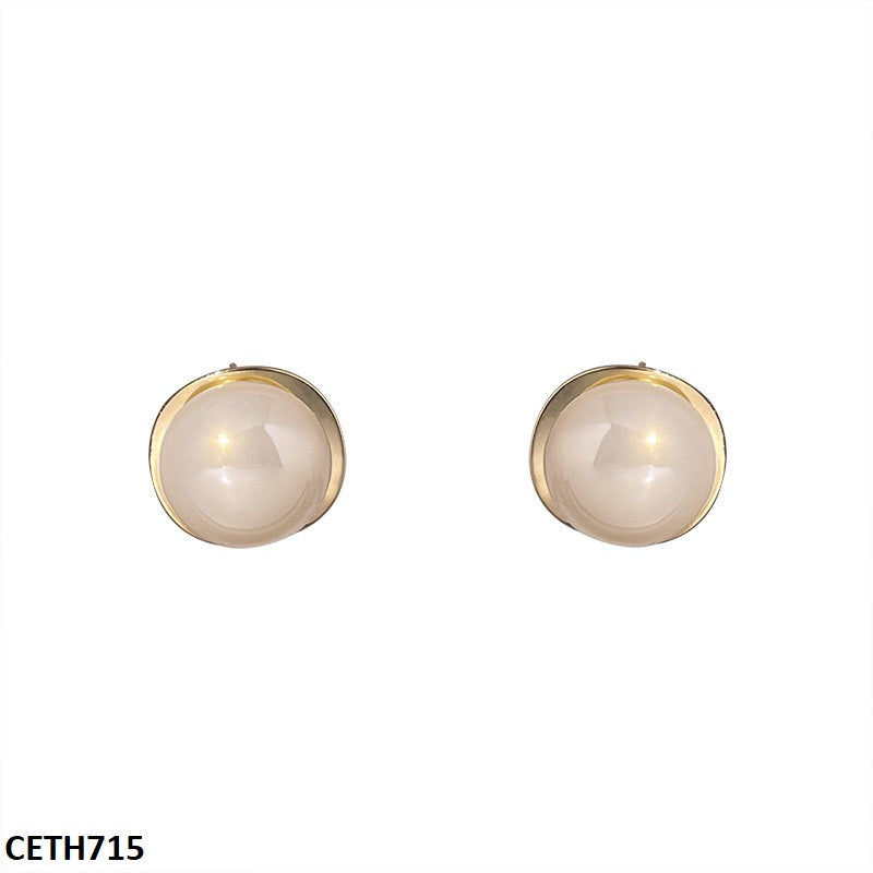 CETH715 ZCD Round Pearl Tops Pair - CETH