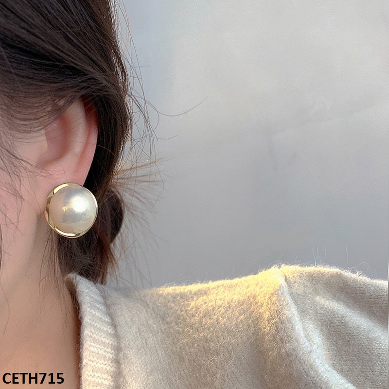 CETH715 ZCD Round Pearl Tops Pair - CETH