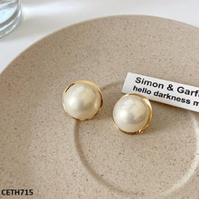 CETH715 ZCD Round Pearl Tops Pair - CETH