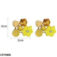 CETH806 LSH Rose Flower Tops Pair - CETH