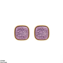 CETH830 YHC Square Stud Tops Pair - CETH