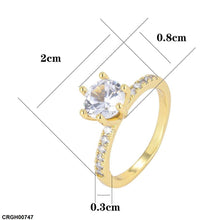 CRGH00747 BYJ Round Stone Ring - TRSH