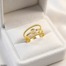 CRGH00817 NMS Stainless Steel Round Triple Layer Ring Adjustable - CRGH