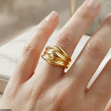 CRGH00844 NMS Crown Bold Stainless Steel Ring Adjustable - CRGH