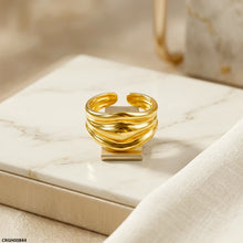 CRGH00844 NMS Crown Bold Stainless Steel Ring Adjustable - CRGH