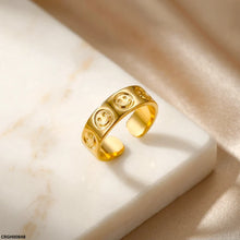 CRGH00848 NMS Smile Emoji Stainless Steel Ring Adjustable - CRGH