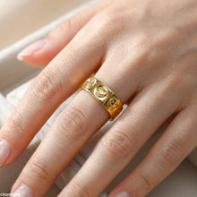 CRGH00848 NMS Smile Emoji Stainless Steel Ring Adjustable - CRGH