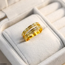 CRGH00854 NMS Twin Crown Stainless Steel Ring Adjustable - CRGH