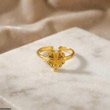 CRGH00862 NMS Clover Flower Stainless Steel Ring Adjustable - CRGH