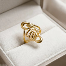 CRGH00871 NMS Swirl Wave Stainless Steel Ring Adjustable - CRGH